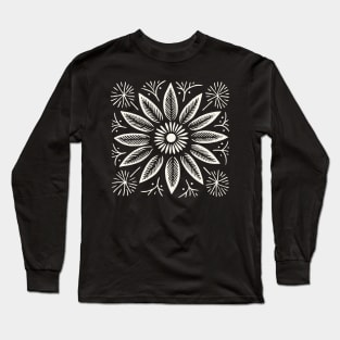 Lino Cut Birds Long Sleeve T-Shirt